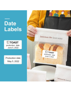 Cinta de Etiquetas Autoadhesivas NIIMBOT D101 20x40mm 160 Etiquetas 2