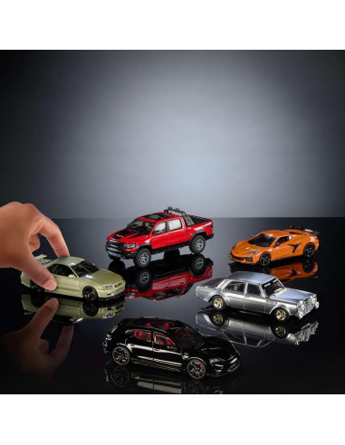 Vehículo a escala 1:43 Hot Wheels Premium con detalles metal