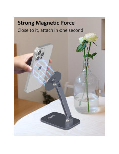 Soporte Magnético Ajustable Aoviho para Teléfono Gris 2