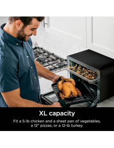 Horno de Aire Ninja DT202BK 8-en-1 XL 1800W Negro 2