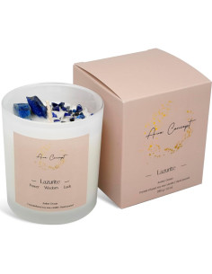 Vela Aromática Cristal Sanadora Ava Concept 10Oz Lazurita 2