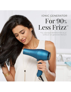 Secador de Pelo Profesional Remington Pro D2042 Cerámica Titanio Azul 2