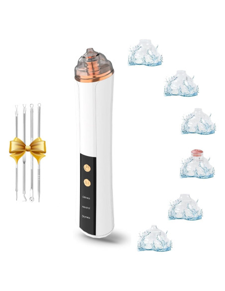 Aspiradora de Poros YUZYBH Limpiador Facial USB 3 Niveles
