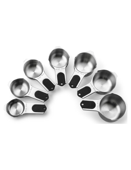 Tazas de Medir Magnéticas Spring Chef - Acero Inoxidable, 7 Piezas