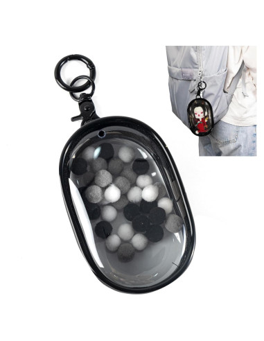 Bolsa de Exhibición de Figuras ZZFENGKR 6.35x9.4 cm Negra