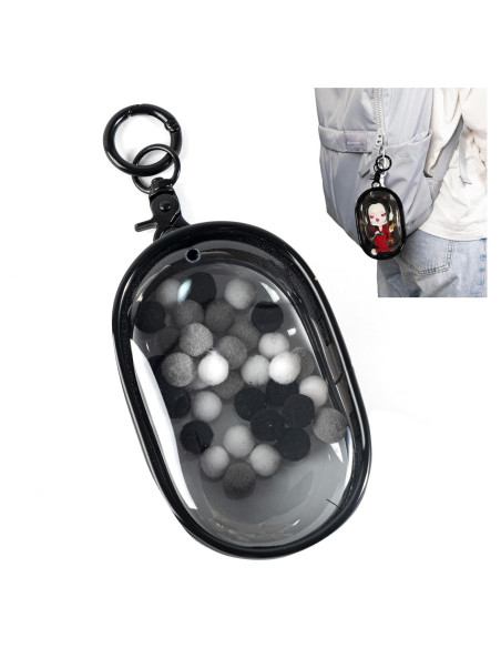 Bolsa de Exhibición de Figuras ZZFENGKR 6.35x9.4 cm Negra