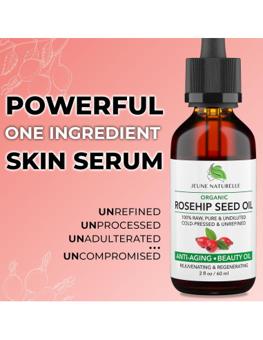 Aceite de Rosa Mosqueta Orgánico Jeune Naturelle 60 ml Puro