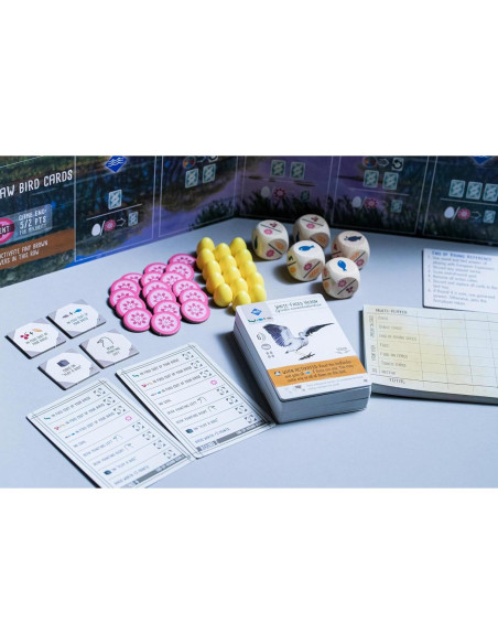 Expansión Oceania Wingspan Stonemaier | 95 Nuevos Pájaros | Modo Cooperativo