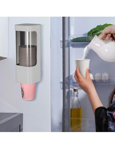 Dispensador de Vasos Molain de Pared para Vasos Desechables 3-5oz