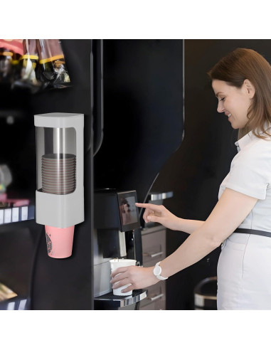 Dispensador de Vasos Molain de Pared para Vasos Desechables 3-5oz