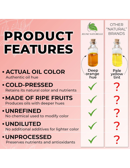 Aceite de Rosa Mosqueta Orgánico Jeune Naturelle 60 ml Puro