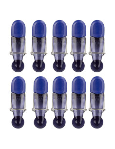 Clip de Bolsa con Imán Cook with Color - Paquete de 10 Azul