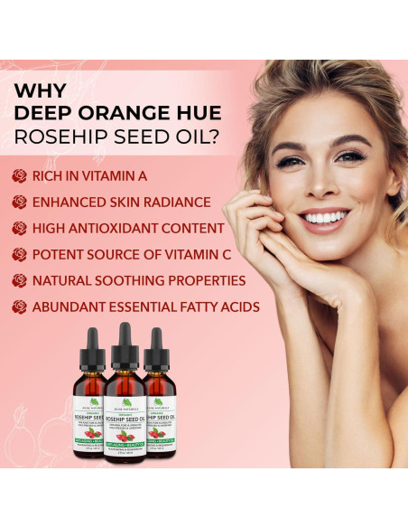 Aceite de Rosa Mosqueta Orgánico Jeune Naturelle 60 ml Puro