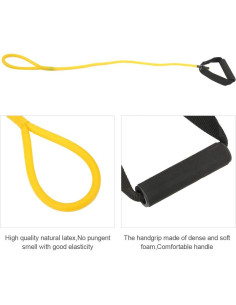 Banda de Resistencia OUKENS Amarilla para Ejercicio y Terapia 2