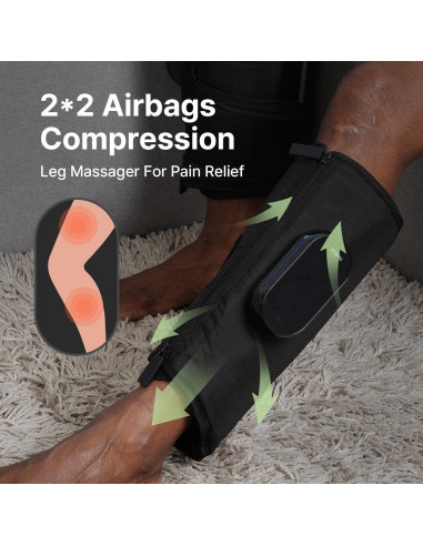 Masajeador de Pantorrilla y Muslo HuBDIC HubiCare Inalámbrico