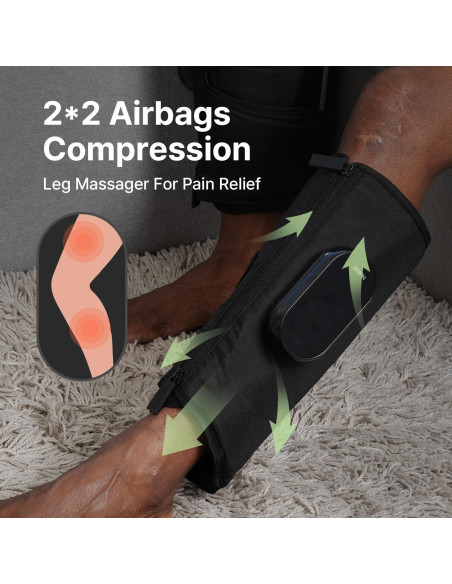 Masajeador de Pantorrilla y Muslo HuBDIC HubiCare Inalámbrico