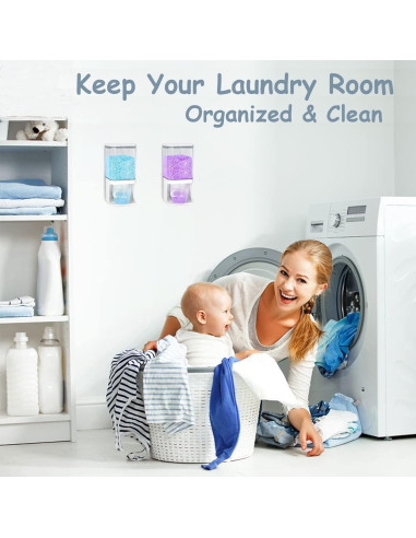 Dispensador de Detergente HHLUPUP 1 Unidad 1.04 L Montado en Pared