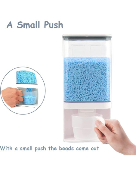 Dispensador de Detergente HHLUPUP 1 Unidad 1.04 L Montado en Pared