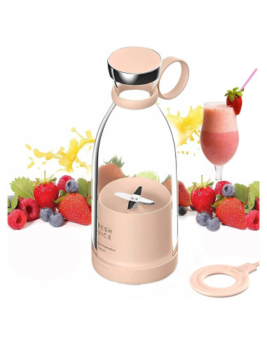 Licuadora portátil South Area PSB-002 recargable USB 350ml Rosa