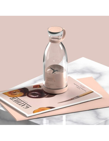 Licuadora portátil South Area PSB-002 recargable USB 350ml Rosa