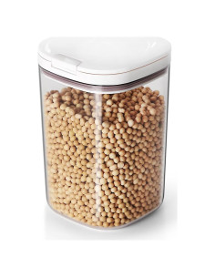 Contenedor de Almacenamiento de Cereal 1.7L LMK, Blanco