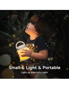 Luz Nocturna Portátil One Fire para Bebés 10 Colores 8 Brillos 2
