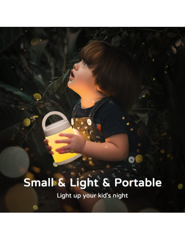 Luz Nocturna Portátil One Fire para Bebés 10 Colores 8 Brillos