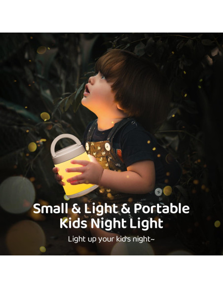 Luz Nocturna Portátil One Fire para Bebés 10 Colores 8 Brillos