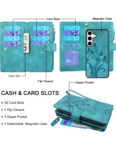 Carcasa Billetera Lacass para Samsung Galaxy S25+ Plus 6.7" 2