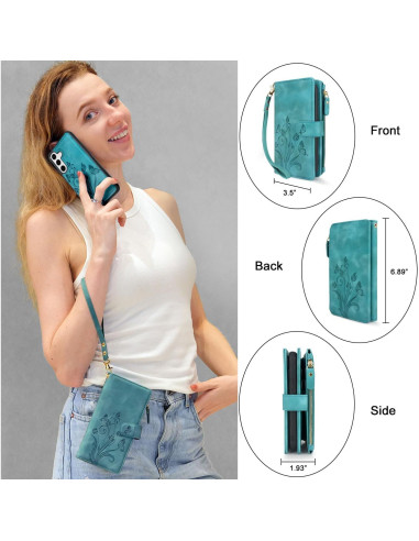 Carcasa Billetera Lacass para Samsung Galaxy S25+ Plus 6.7"