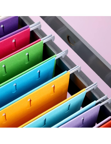 Carpetas de Archivo Colgantes Yaomiao 24 Piezas Color Brillante