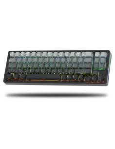 Teclado Mecánico Womier SK71 75% Inalámbrico RGB Negro