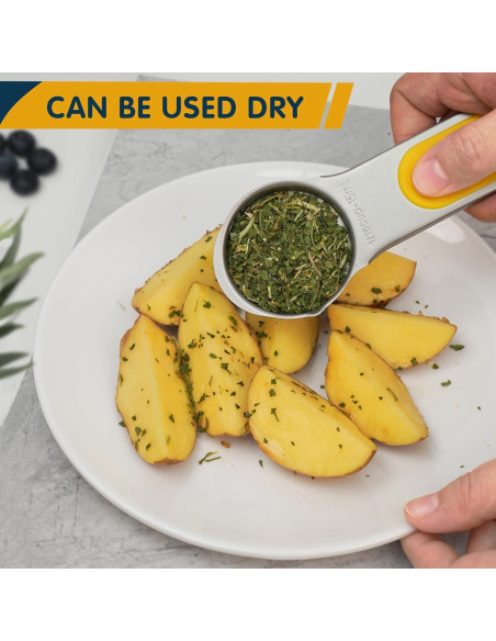 Juego de Tazas Medidoras Magnéticas 5PCS Minteem Acero Inoxidable