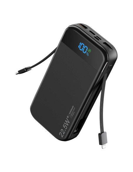 Cargador Portátil LENGSUM 32000mAh con Cables Integrados