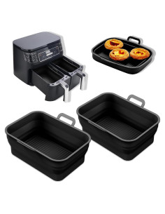 Forros de Silicona Colapsables Vangerute 8QT para Freidora