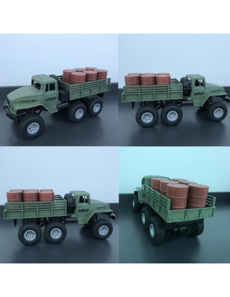 Camión Militar RC GoolRC 1:16 6WD Todo Terreno con 2 Baterías