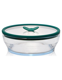 Plato Grande de Vidrio Borosilicato Anyday 1.66L Hermético