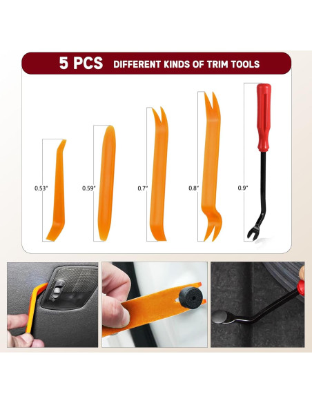 Kit de Clips de Retención Xislet 30 Pcs para Parachoques y Molduras