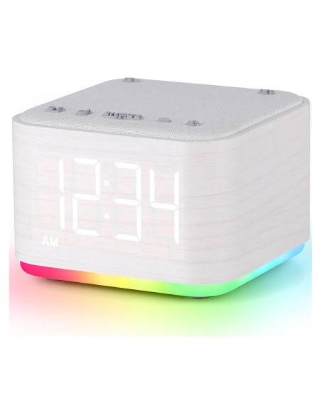 Reloj Despertador Digital Mojikoo con Altavoz Bluetooth 5W Reloj Despertador Digital Mojikoo con Altavoz Bluetooth 5W