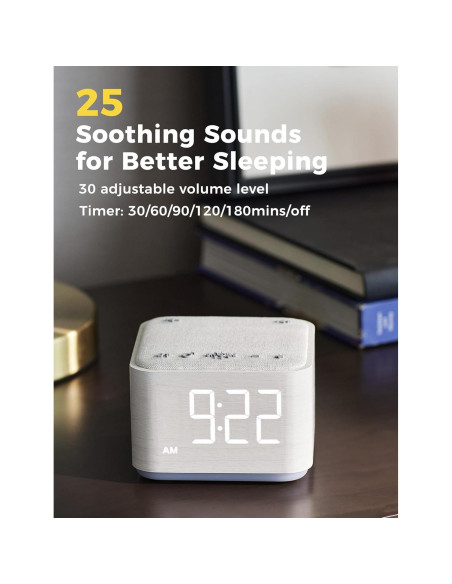 Reloj Despertador Digital Mojikoo con Altavoz Bluetooth 5W Reloj Despertador Digital Mojikoo con Altavoz Bluetooth 5W