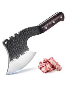 Cuchillo Hacha de Hueso ROCOCO 13.5 cm Acero Carbono para Carne