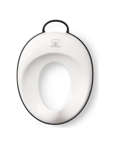 Entrenador de Inodoro BabyBjrn Blanco/Negro 29x36 cm Ajustable