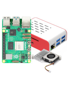 Kit Raspberry Pi 5 iRasptek 4GB con Caja y Enfriador Activo
