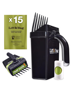 Recogedor de Excremento de Perro Neater Pets Lift N Bag - 15 Bolsas