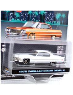 Auto a Escala 1:64 Greenlight 1972 Cadillac Sedan Blanco 2