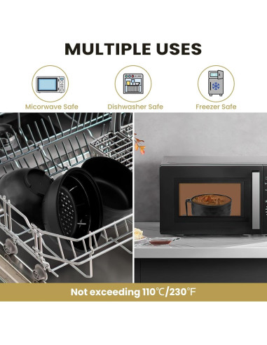 Juego de Tazones de Ramen ZENGABIA 33oz con Palillos y Cuchara