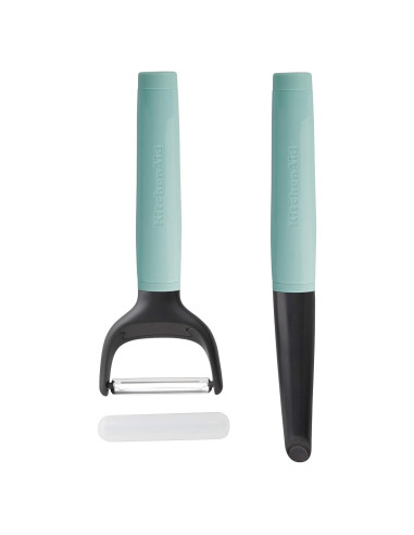 Set de 2 Peladores KitchenAid Euro y Y Acero Inoxidable Aqua