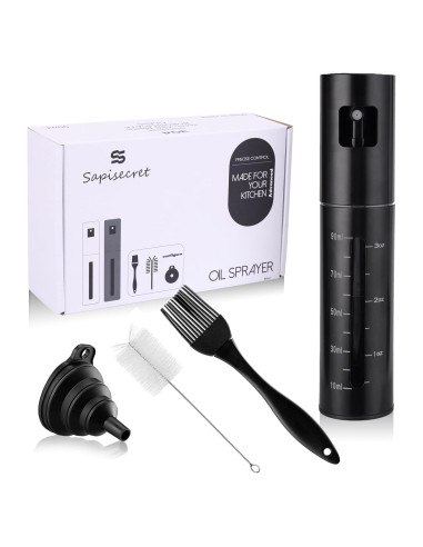 Rociador de Aceite Sapisecret 90ml Acero Inoxidable 304