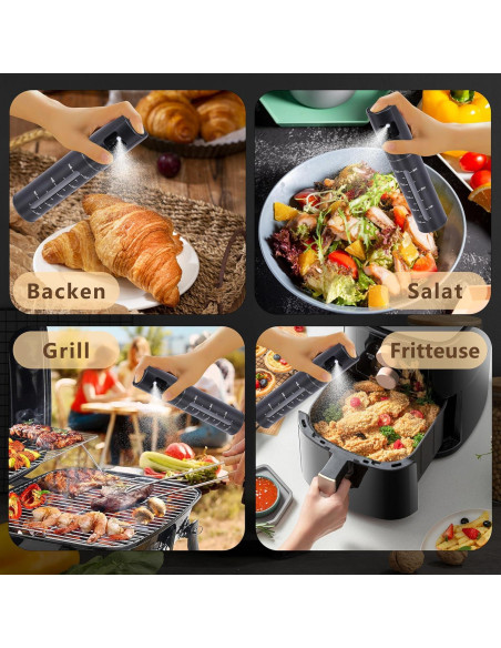 Rociador de Aceite Sapisecret 90ml Acero Inoxidable 304