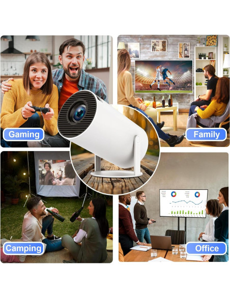 Proyector Mini WOOPKER HY300Pro 4K 1080P Portátil WiFi
